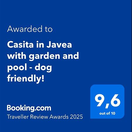 Casita In Javea With Garden And Pool - Dog Friendly! Eksteriør bilde